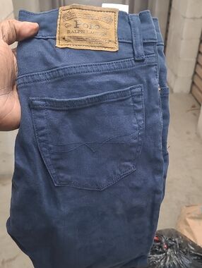 Womens Polo Ralph Lauren Navy Blue Jeans